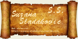 Suzana Sladaković vizit kartica